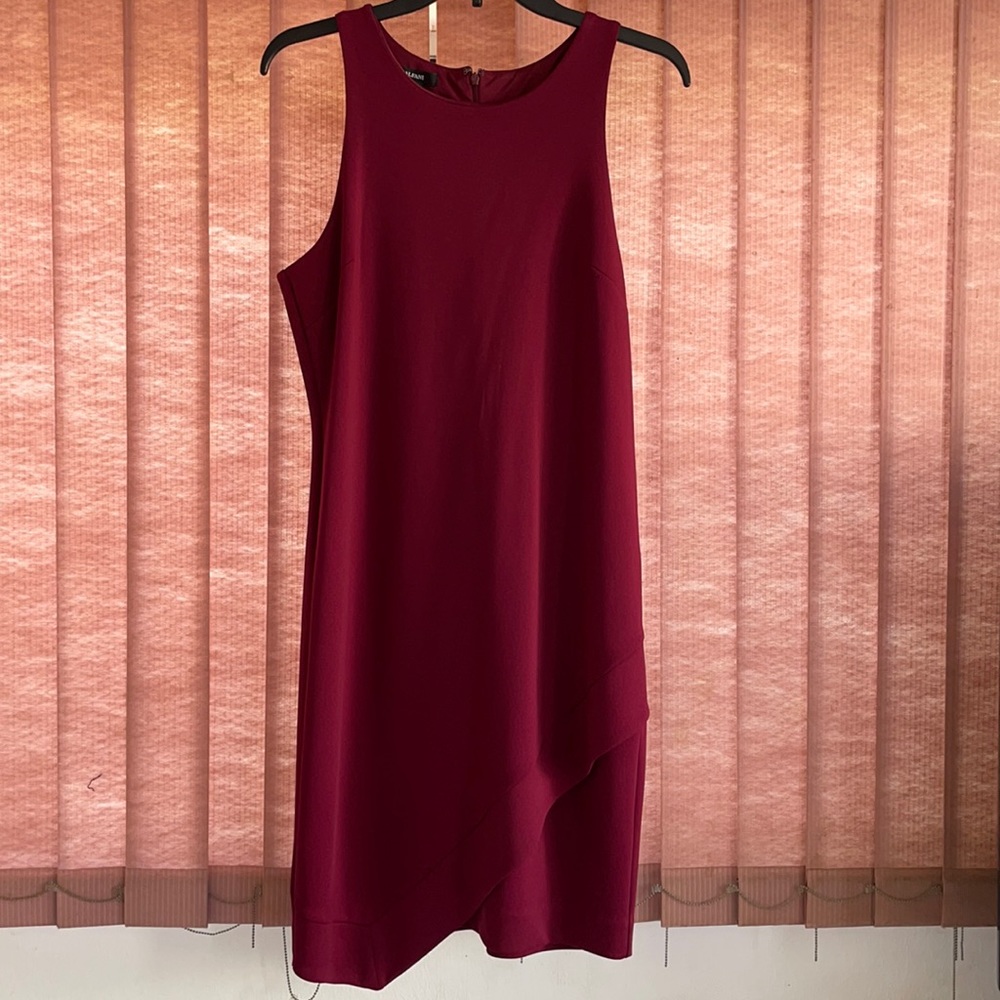 Alfani Sleeveless Asymmetrical Sheath Dress